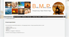 Desktop Screenshot of bodymindpower.de